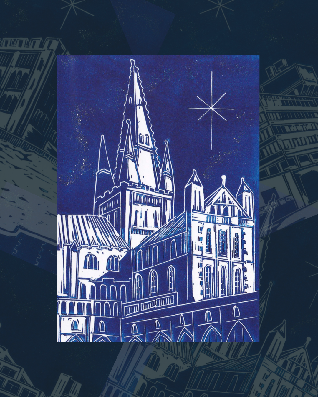 Norwich Cathedral Greeting Card